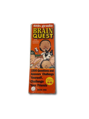 Brain Quest Game 4th Grade Deck One Question Challenge